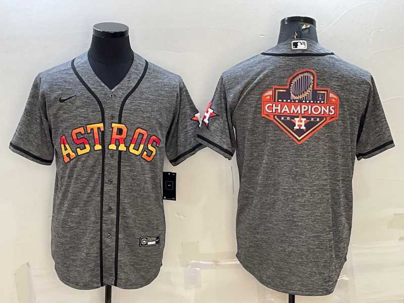 Men's Houston Astros Grey Gridiron Team Big Logo Cool Base Stitched Baseball Jersey,We sell and wholesale Men's Houston Astros Grey Gridiron Team Big Logo Cool Base Stitched Baseball Jersey on line form chian!